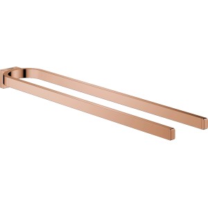 Grohe Selection Handtuchhalter, 2-armig, Warm Sunset. Metall Handtuchstange für Bad, verdeckte Befestigung.