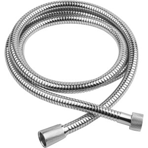 Flexibler, verchromter baliv Teleskop-Brauseschlauch, 170-220 cm, für Handbrausen.