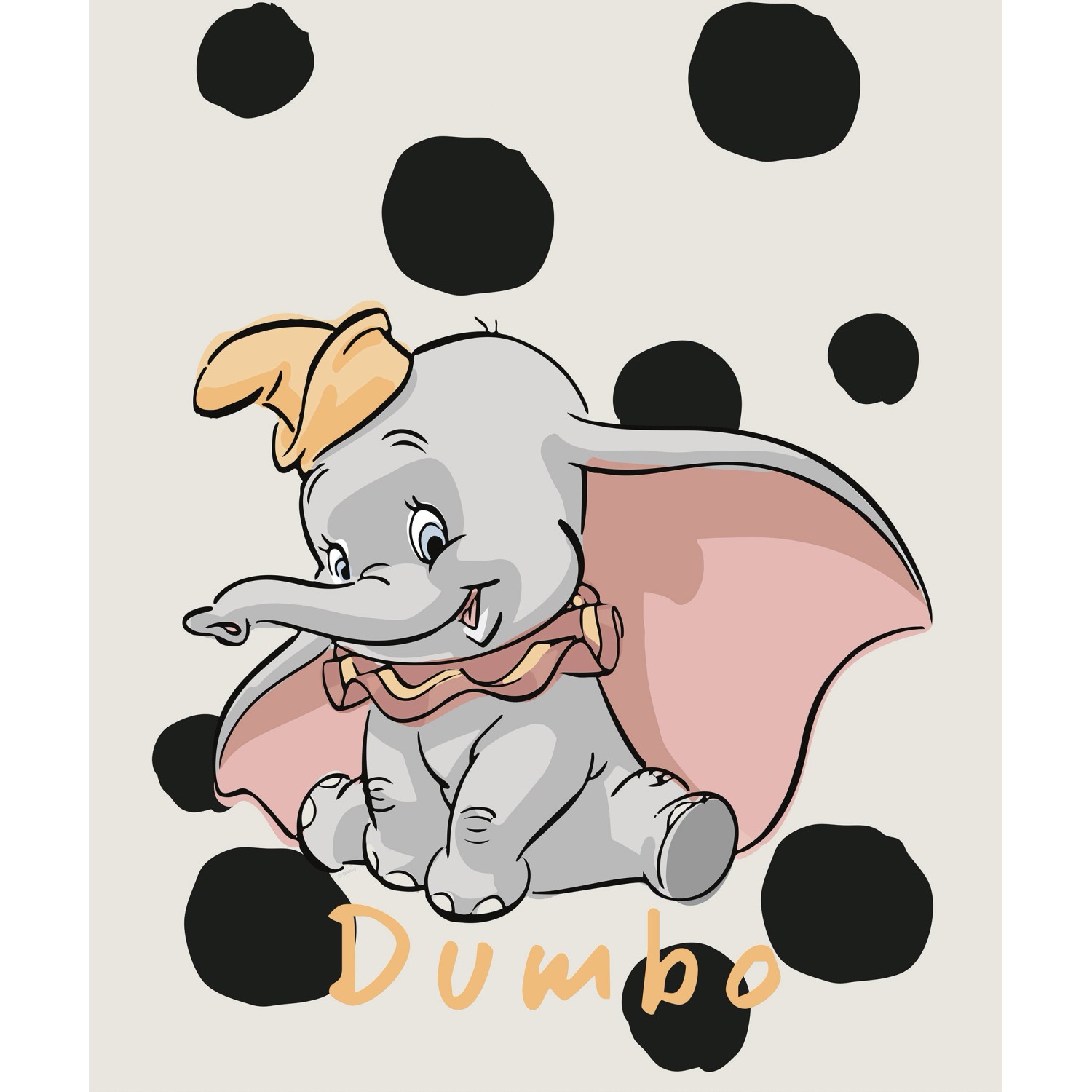 Komar Wandbild Dumbo Dots 40 x 50 cm