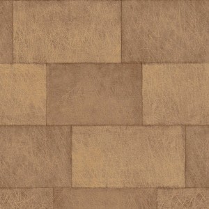 Braune Vlies Tapete in Mauer Optik mit Rostoptik für Wohnzimmer und Küche.