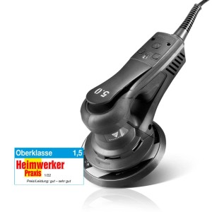 STAHLWERK Exzenterschleifer ES-150 ST, schwarz, 350W, bürstenlos. Handliches, vibrationsarmes Schleifgerät.