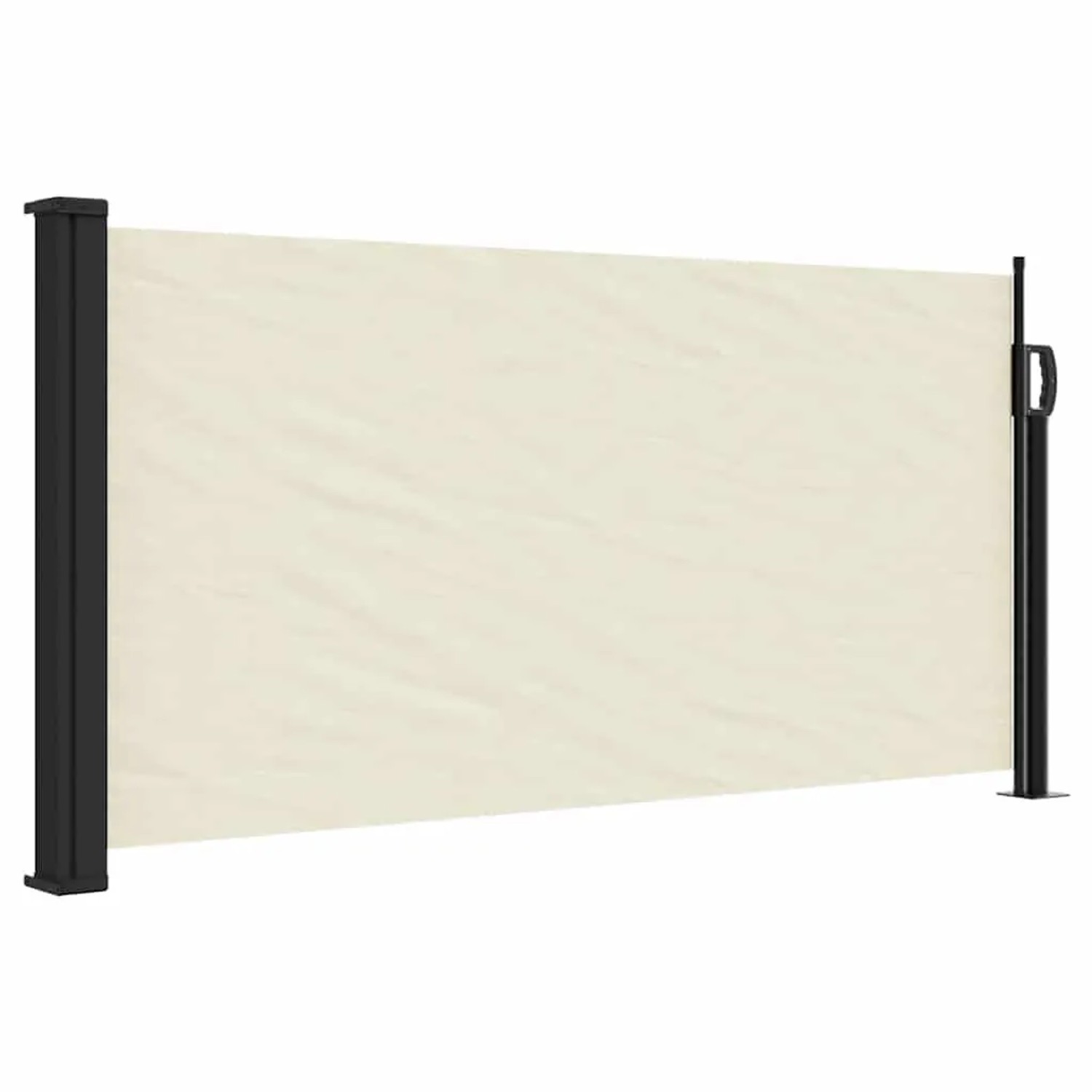 vidaXL Seitenmarkise Ausziehbar Creme 100x300 cm 4004265