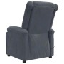 vidaXL Massagesessel Elektrisch Dunkelgrau Samt 3098405_6