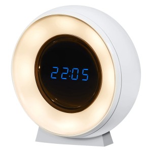 Osram LED-Nachtlicht Nightlux Clock mit Uhrzeitanzeige und warmweißem Licht.