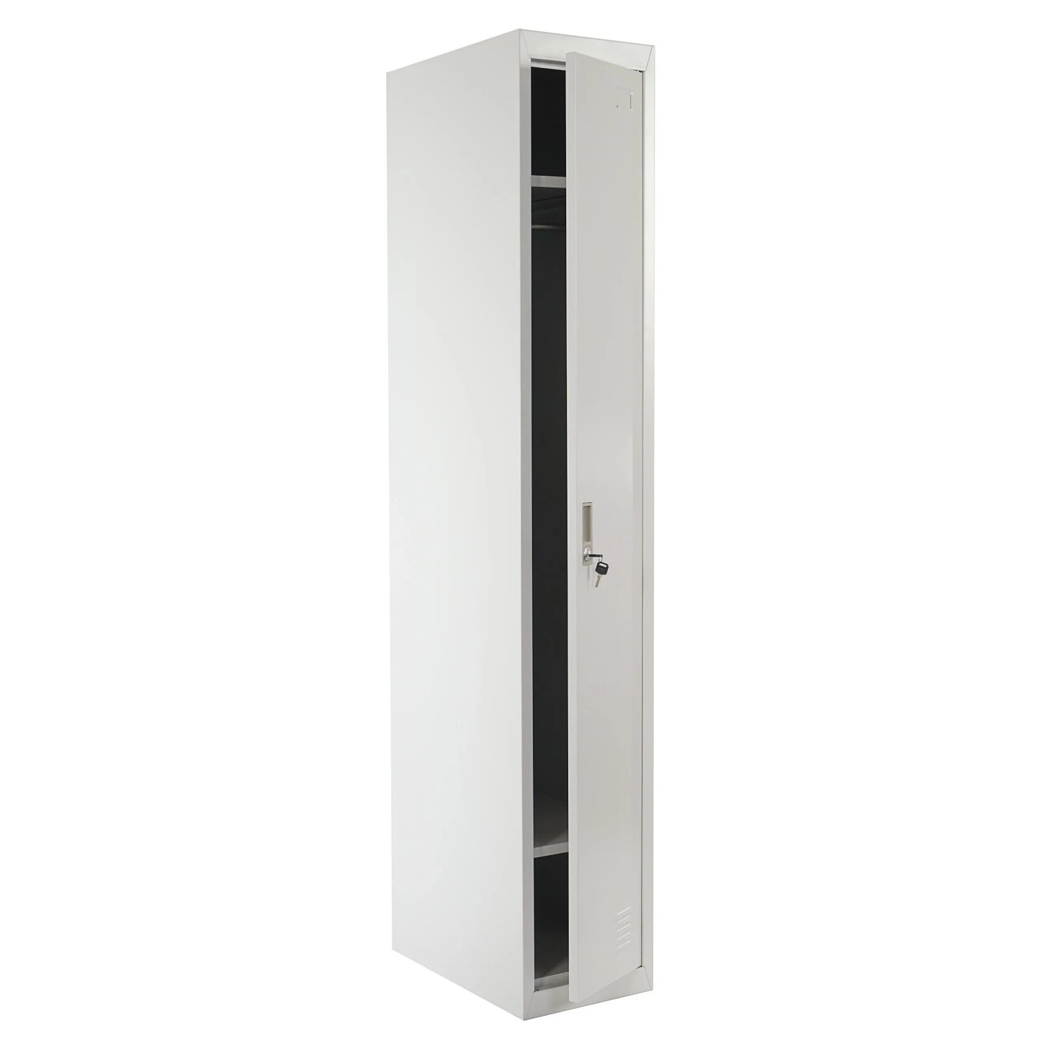Proregal Spind Saturn HxBxT 180x30x50cm Metall  Grau Garderobenschrank Klei günstig online kaufen