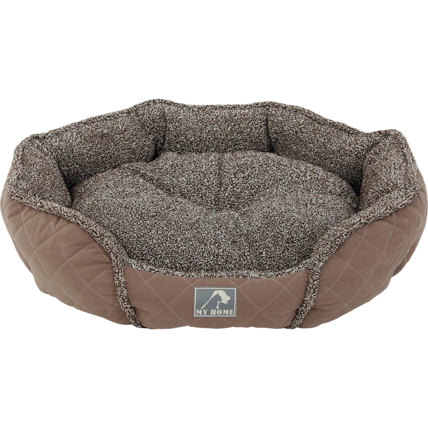 Heim Hunde-und Katzenbett Slurry Braun 70 cm x 64 cm x 14 cm günstig online kaufen