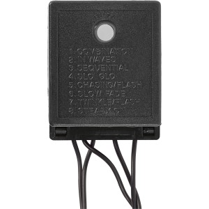 Controller für LED Lichtervorhang Eisregen mit 8 Leuchtmodi.