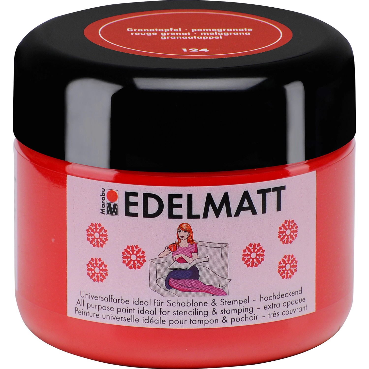 Marabu Edelmatt deckend 225 ml Granatapfel günstig online kaufen