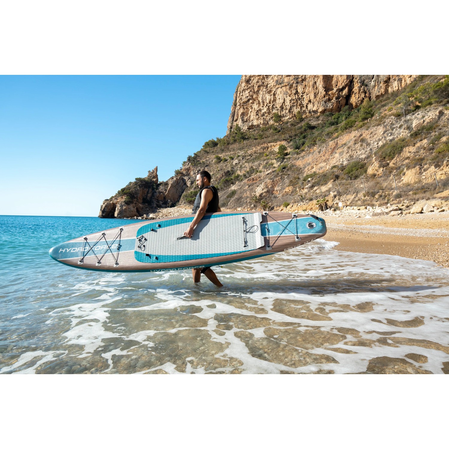 Bestway SUP Touring Board-Set Glider Elite Sitz 381 cm x 79 cm x 15 cm_16