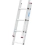 Krause Corda Leiter-Gerüst mit 2x7 Sprossen, verwendbar als Arbeitsbühne, Bock- oder Anlegeleiter.