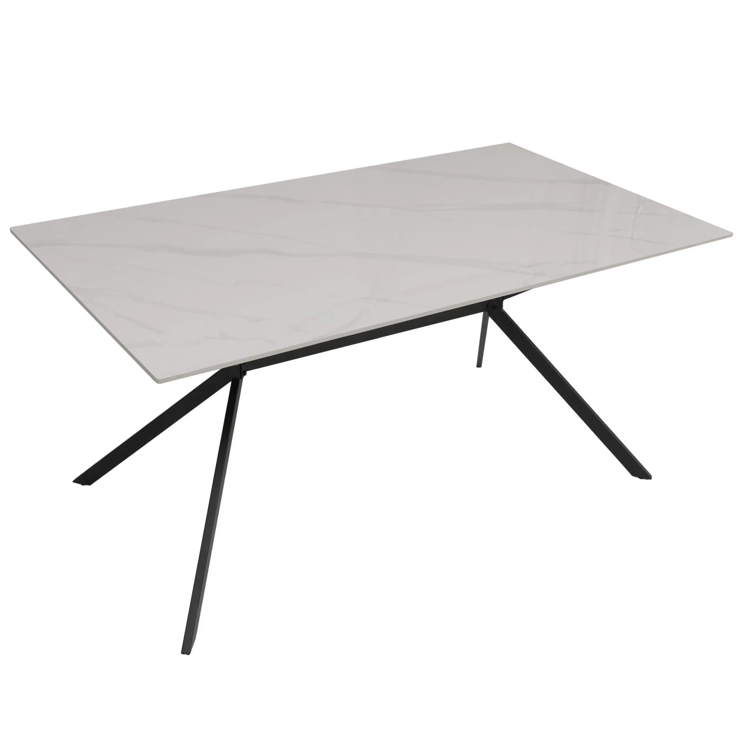 MCW Esszimmertisch O58 Weiß 160cm