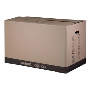 PROREGAL Mega Deal 150x Cargobox XXL LxBxH 750x420x440mm mit Steckboden & Grifflöchern Braun Faltkarton Umzugskarton