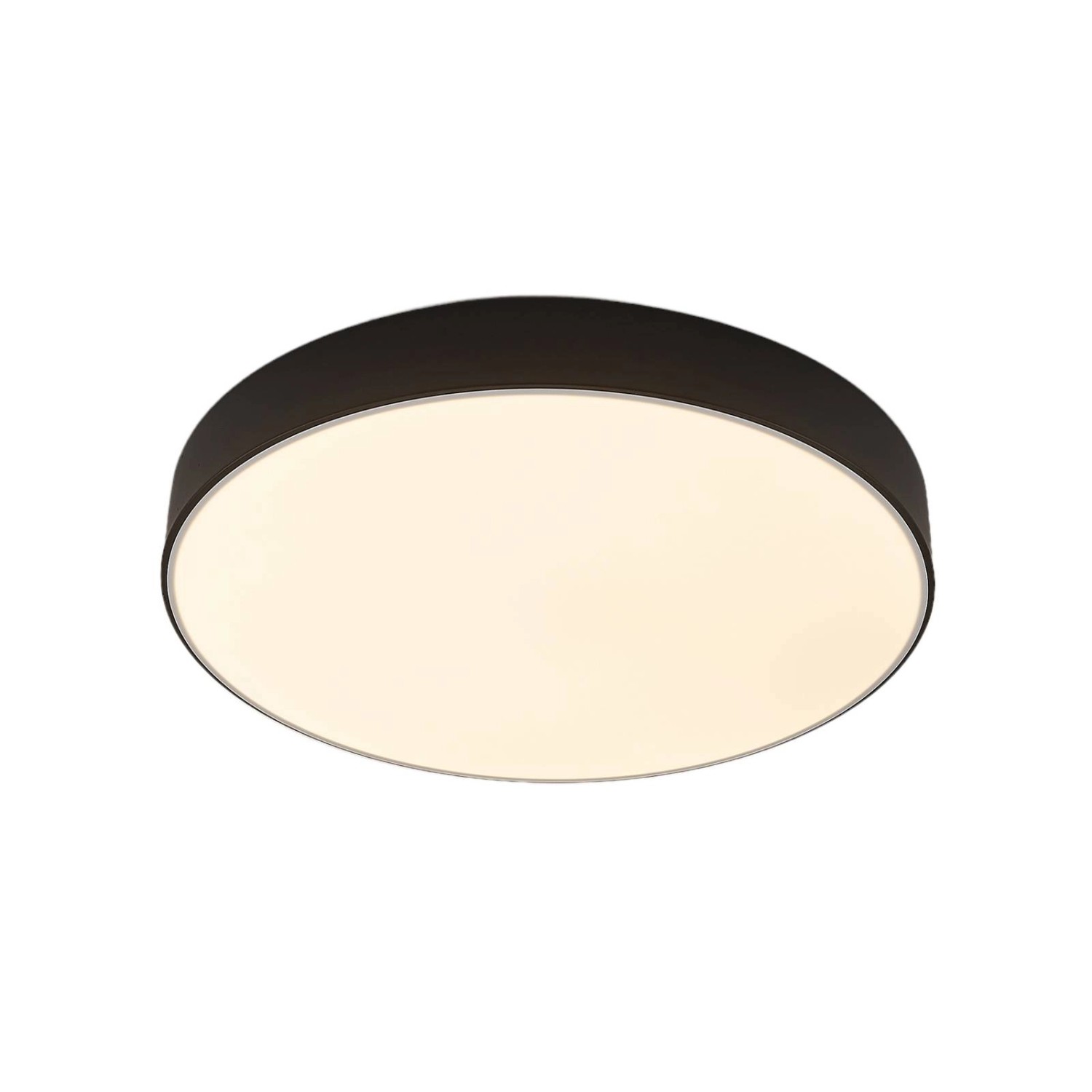 Lindby LED Deckenleuchte Simera 9639304 Dimmbar Modern in Schwarz 1-flammig günstig online kaufen