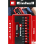 Einhell Impact Bit-Set, 11-teilig im Taschenformat mit PH, PZ, T und H Profilen für Schraubendreher und Akkuschrauber.
