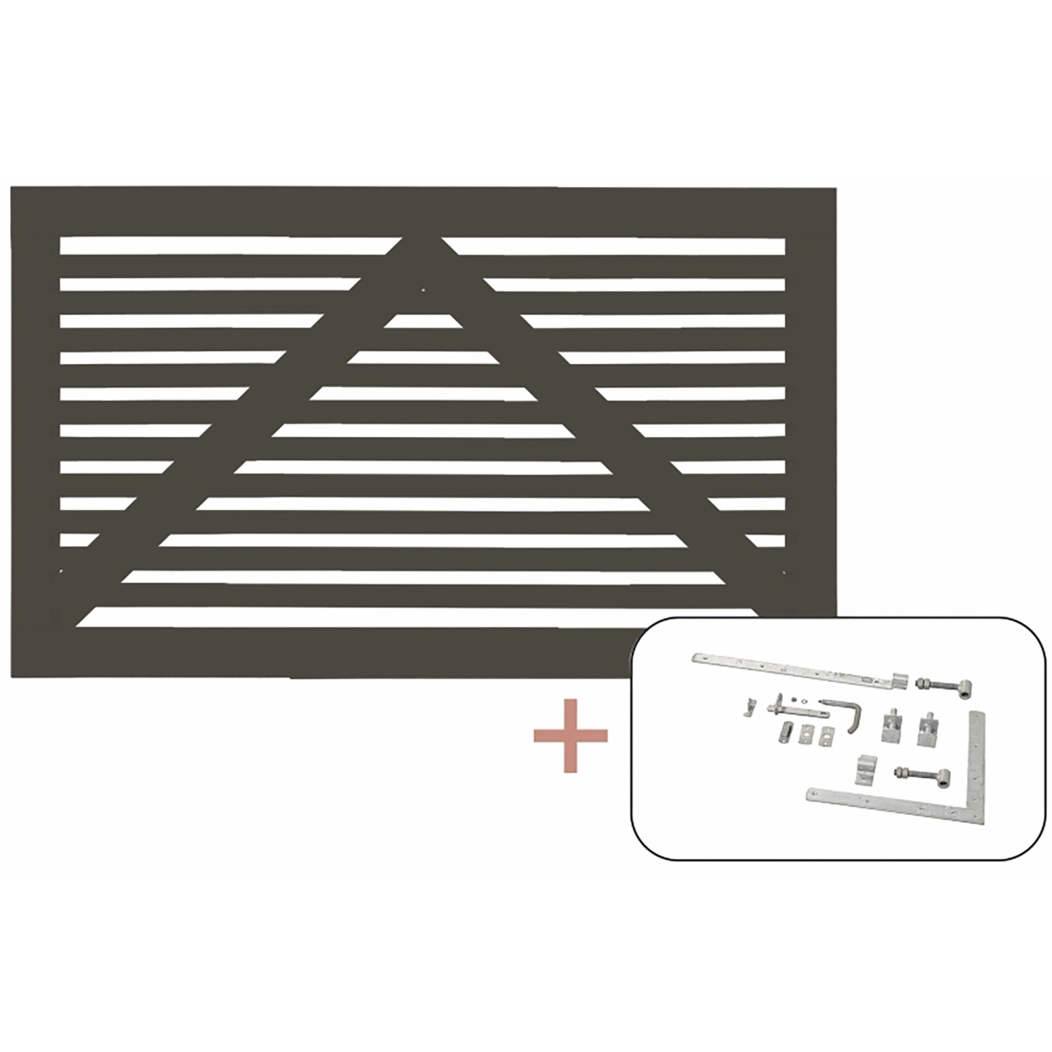EinzeltorTokyo Nadelholz Umbragrau 150 cm x 90 cm günstig online kaufen