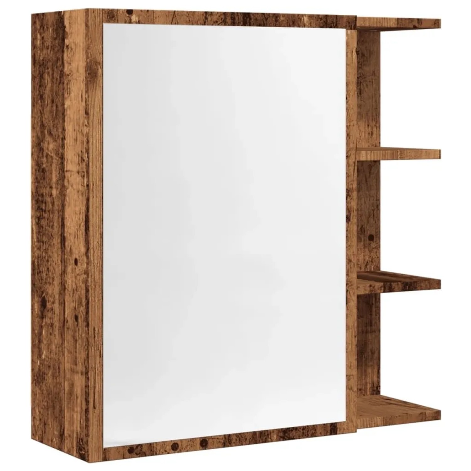 vidaXL Spiegelschrank Altholz-Optik 62,5x20,5x64 cm Holzwerkstoff 856177 günstig online kaufen