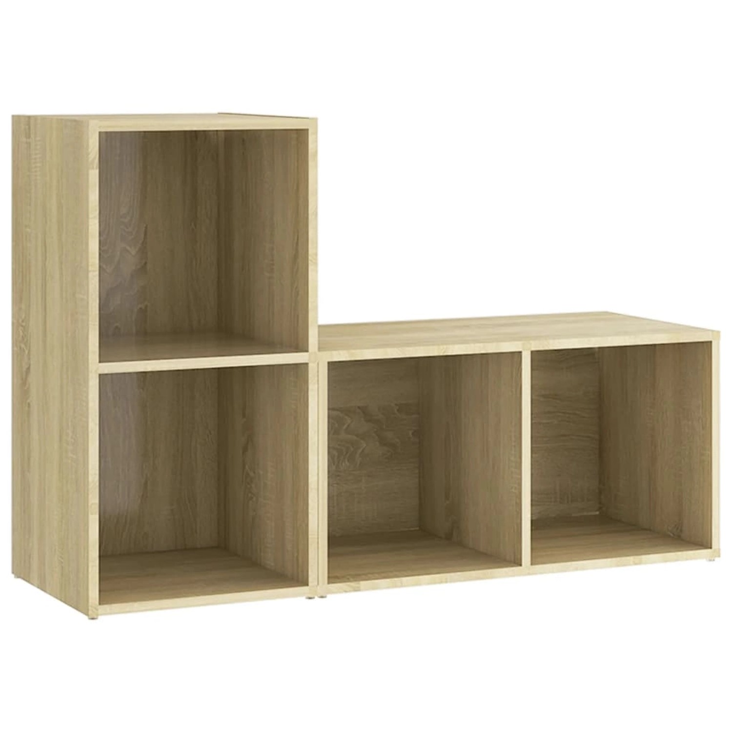 Tv-schrenke 2 Stk. Sonoma-eiche 72x35x36,5 Cm Spanplatte günstig online kaufen