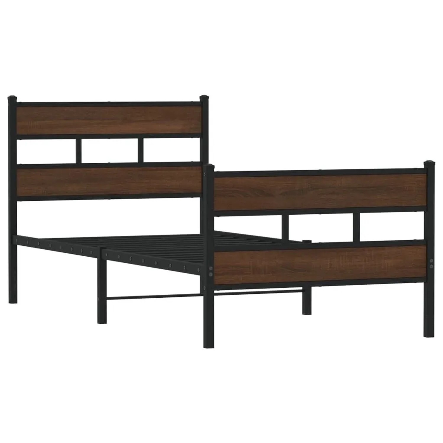 vidaXL Bettgestell ohne Matratze mit Kopf- und Fußteil 90x200 cm 4017162 günstig online kaufen