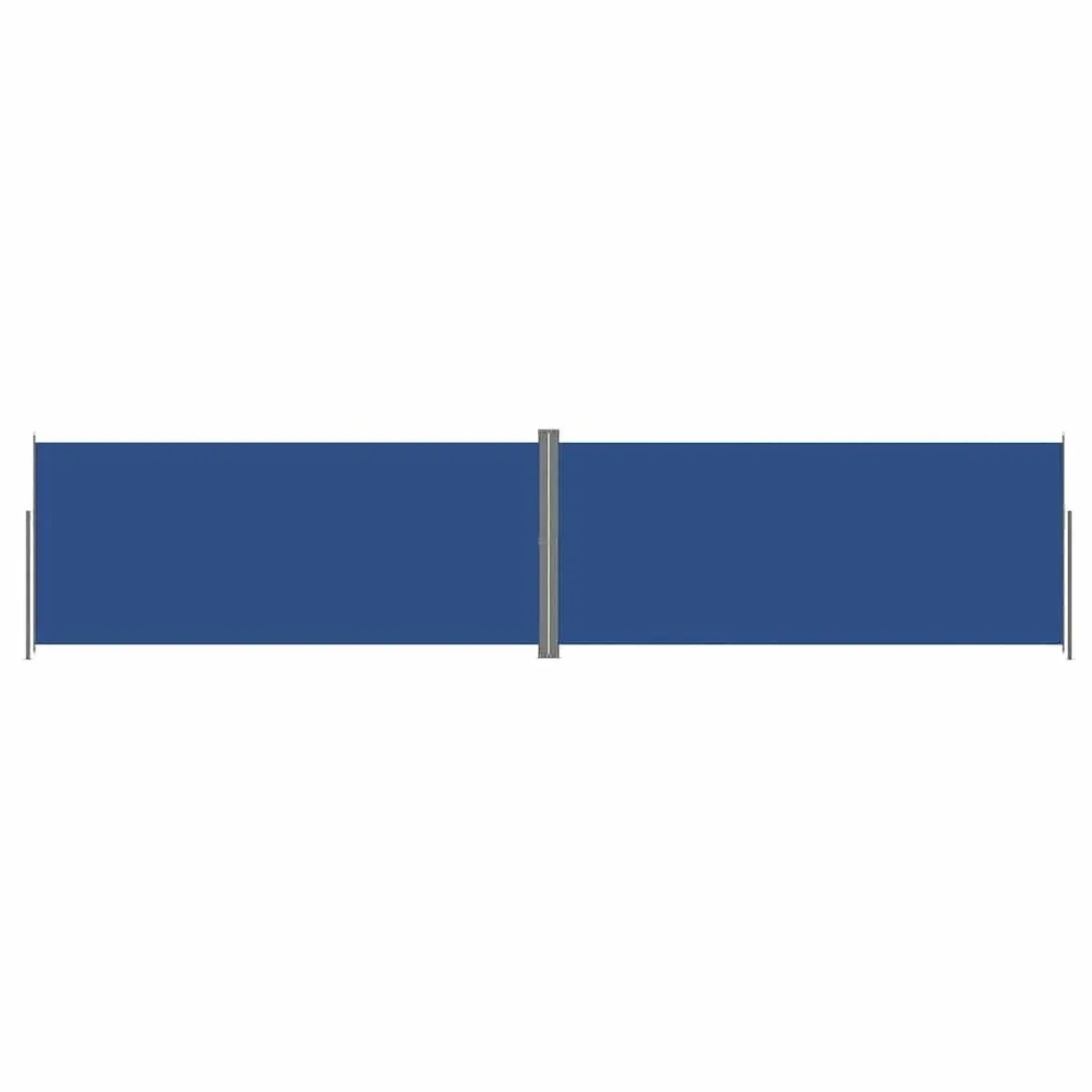 vidaXL Seitenmarkise Ausziehbar Blau 220x1000 cm 318052