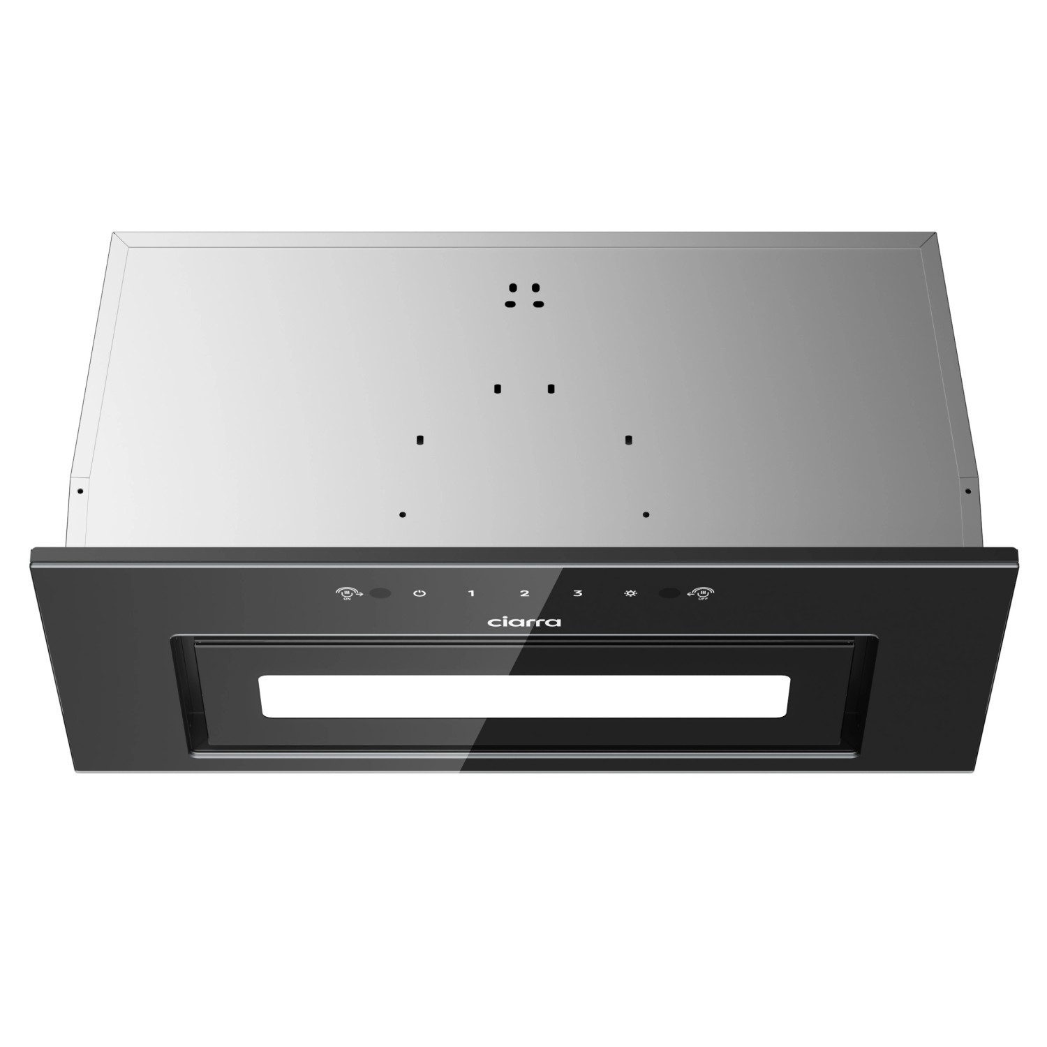 CIARRA Unterbauhaube Einbau-Dunstabzugshaube 460 m³/h 60cm Touch & Handgesten-Steuerung VM6931B