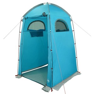 vidaXL Duschzelt Blau Wasserfest 4009474