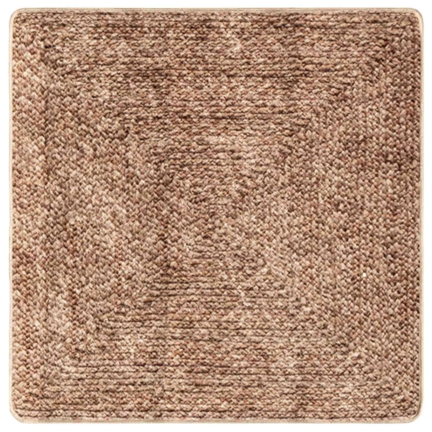 vidaXL Teppichläufer MARSA Gelb 100 x 100 cm Polyester und PVC 42023221