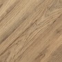 Egger Laminat Rillington Eiche Dunkel, NatureSense, braunes Holzdekor mit rustikalem Fischgrätmuster.