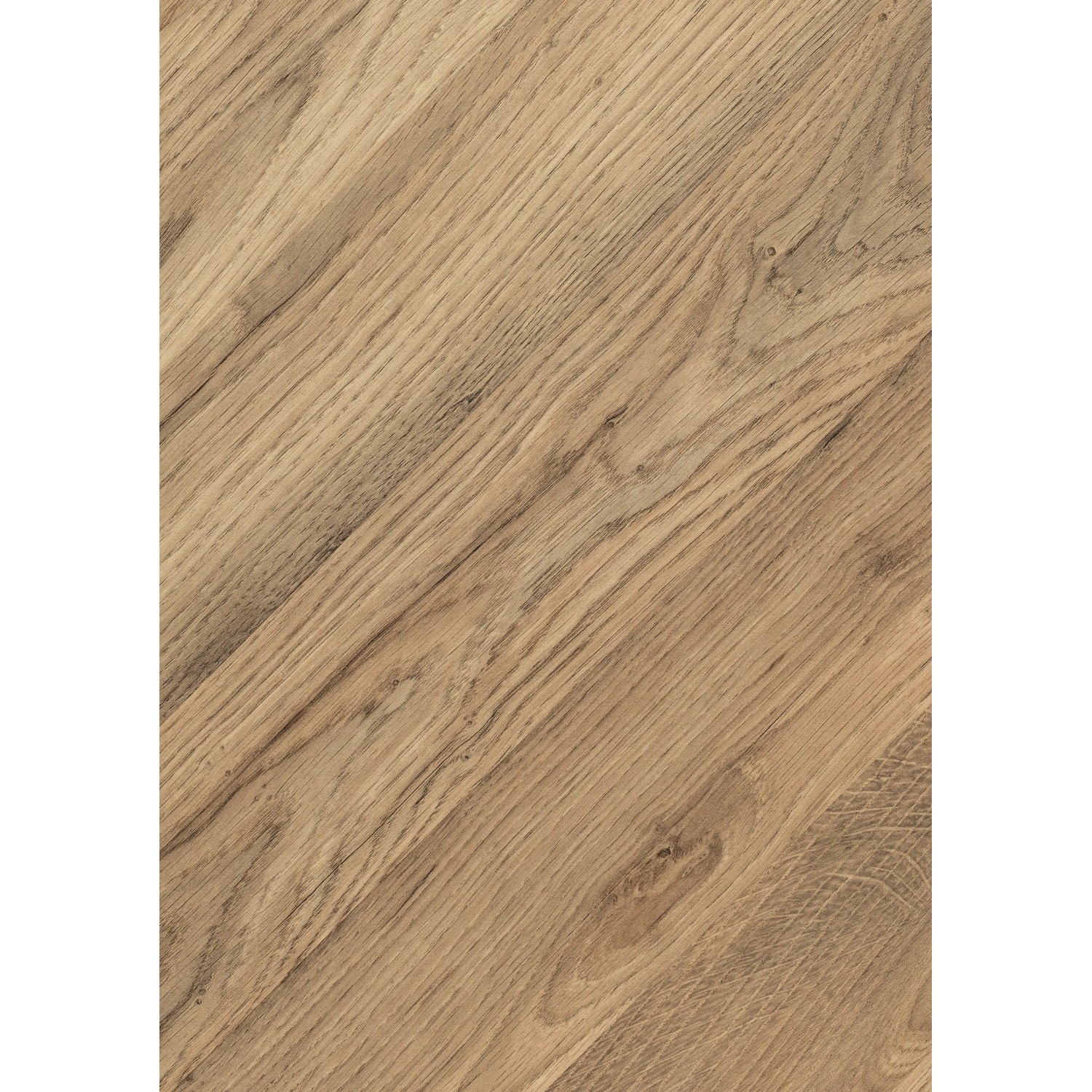 Egger Laminat Rillington Eiche Dunkel, NatureSense, braunes Holzdekor mit rustikalem Fischgrätmuster.