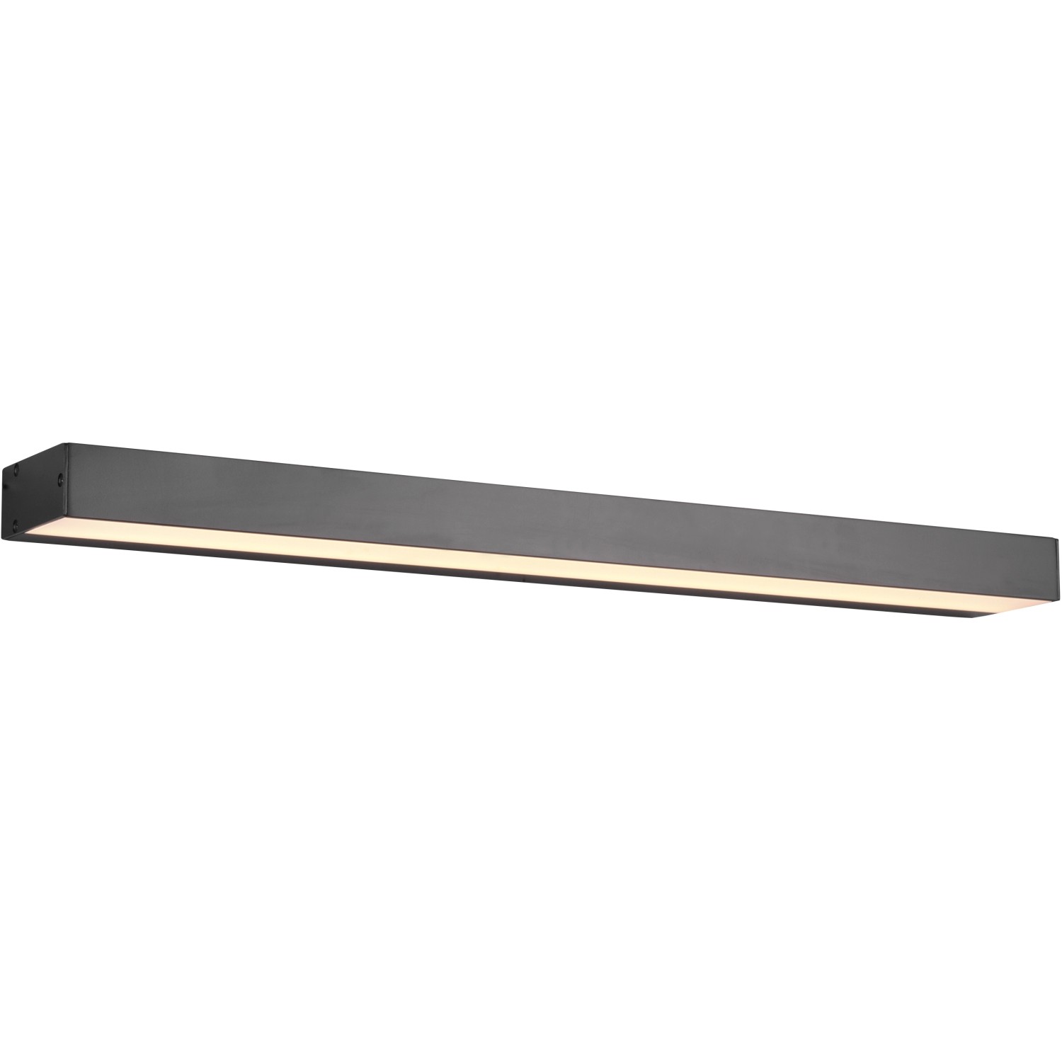 Trio LED-Wandleuchte Rocco 36 mm x 600 mm x 80 mm Schwarz Matt günstig online kaufen