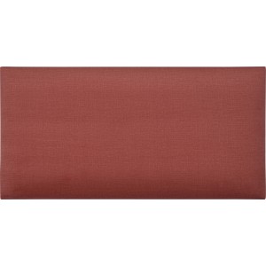 Rechteckiges Wandkissen, 60x30 cm, Terracotta, zur Wandgestaltung und als Polster.