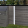 Gre Technikraum für Avantgarde Composite Pools (124 cm Höhe) zur Aufbewahrung von Poolzubehör.