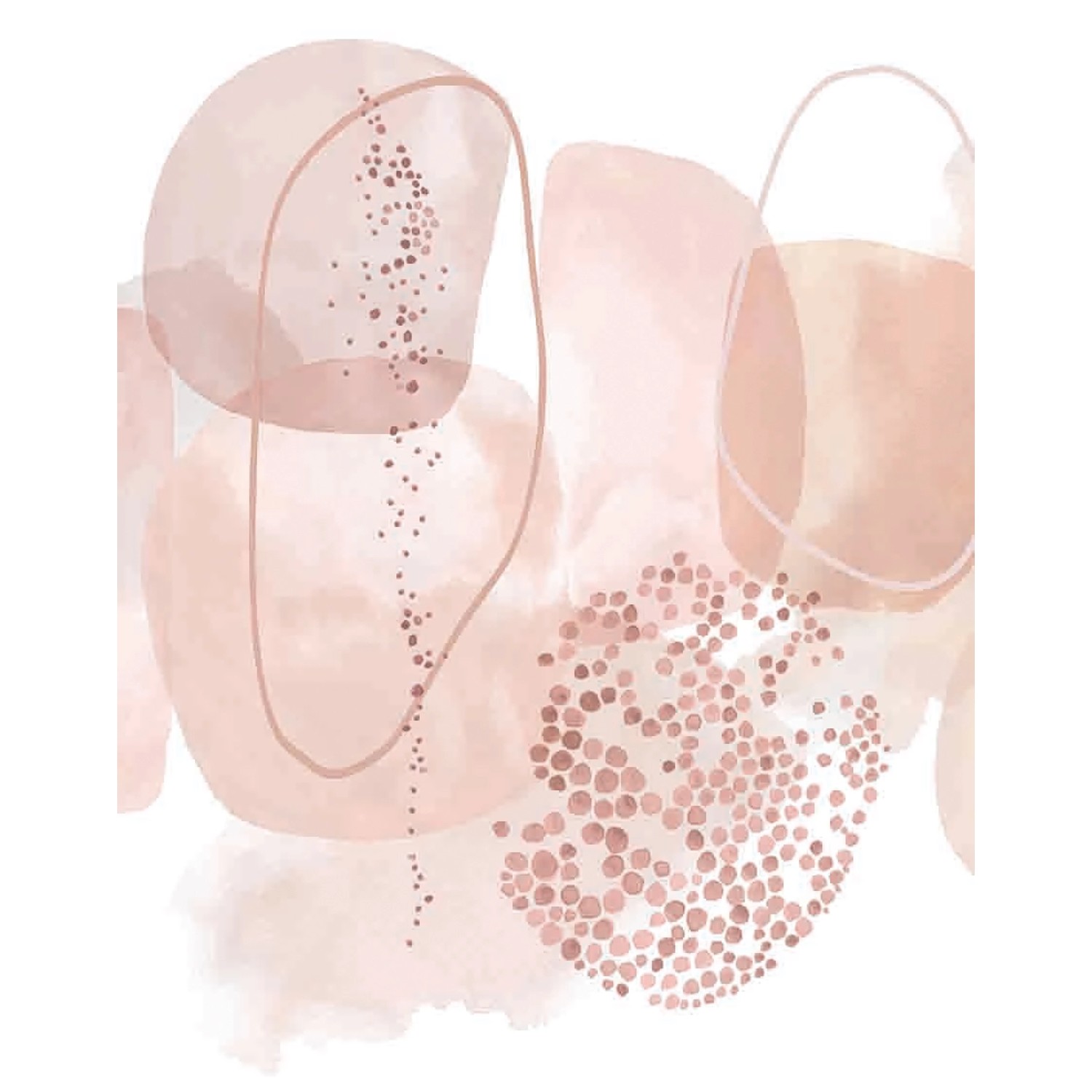 Marburg Fototapete Smart Art Gallery 22 Grafisch Modern Beige-Rosa FSC® günstig online kaufen