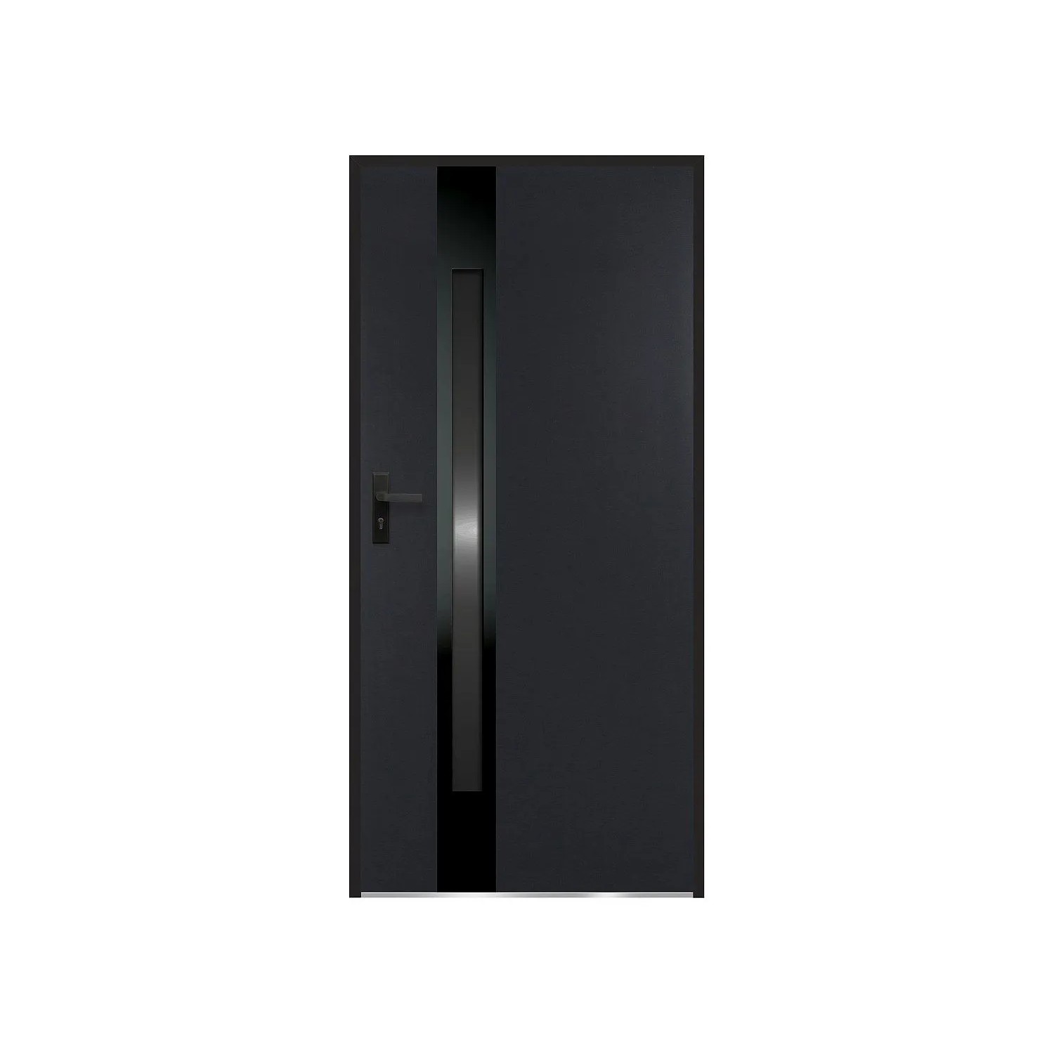Vente-unique Haustür Braga Anthrazitgrau 95 cm