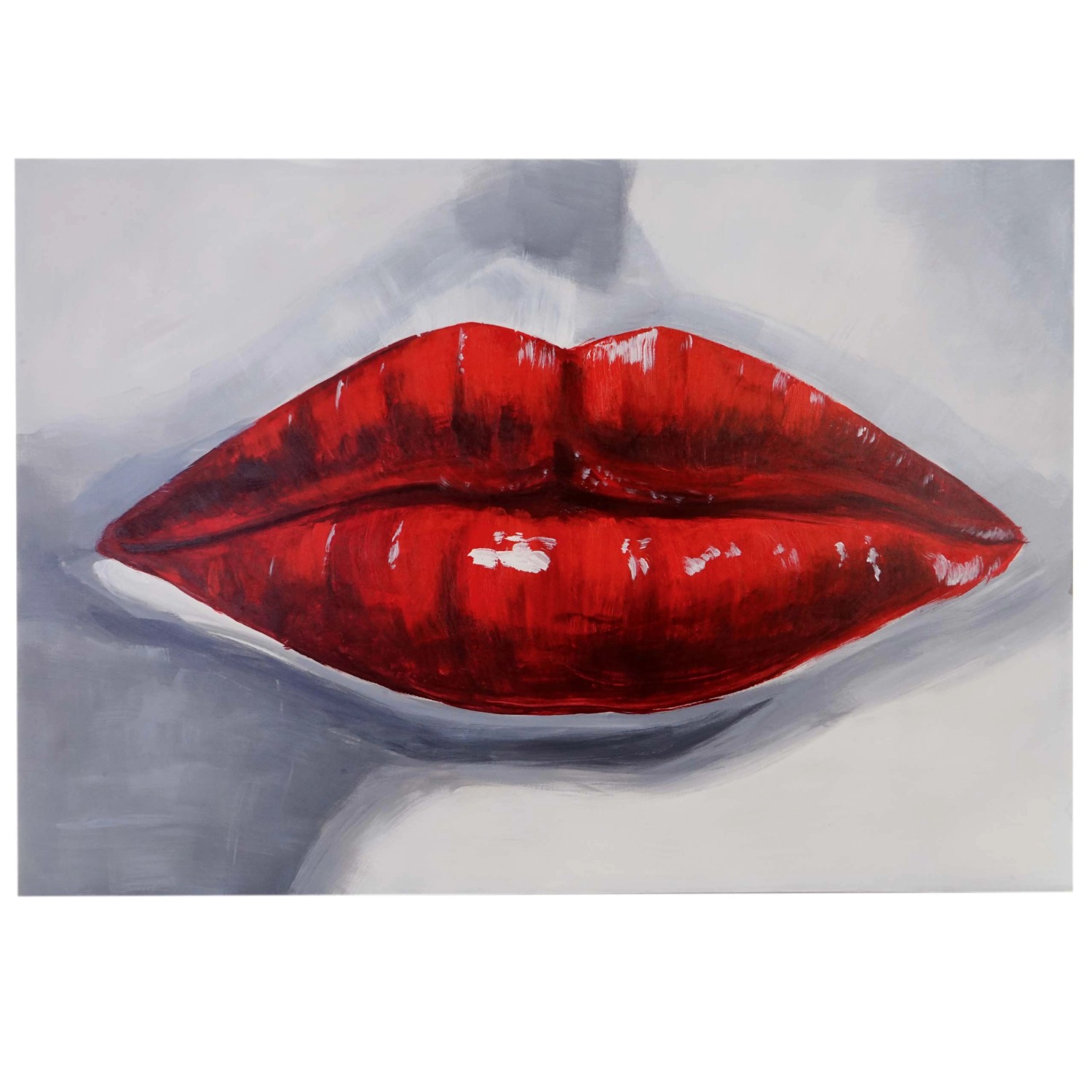 MCW Ölgemälde Lippen Handgemalt günstig online kaufen