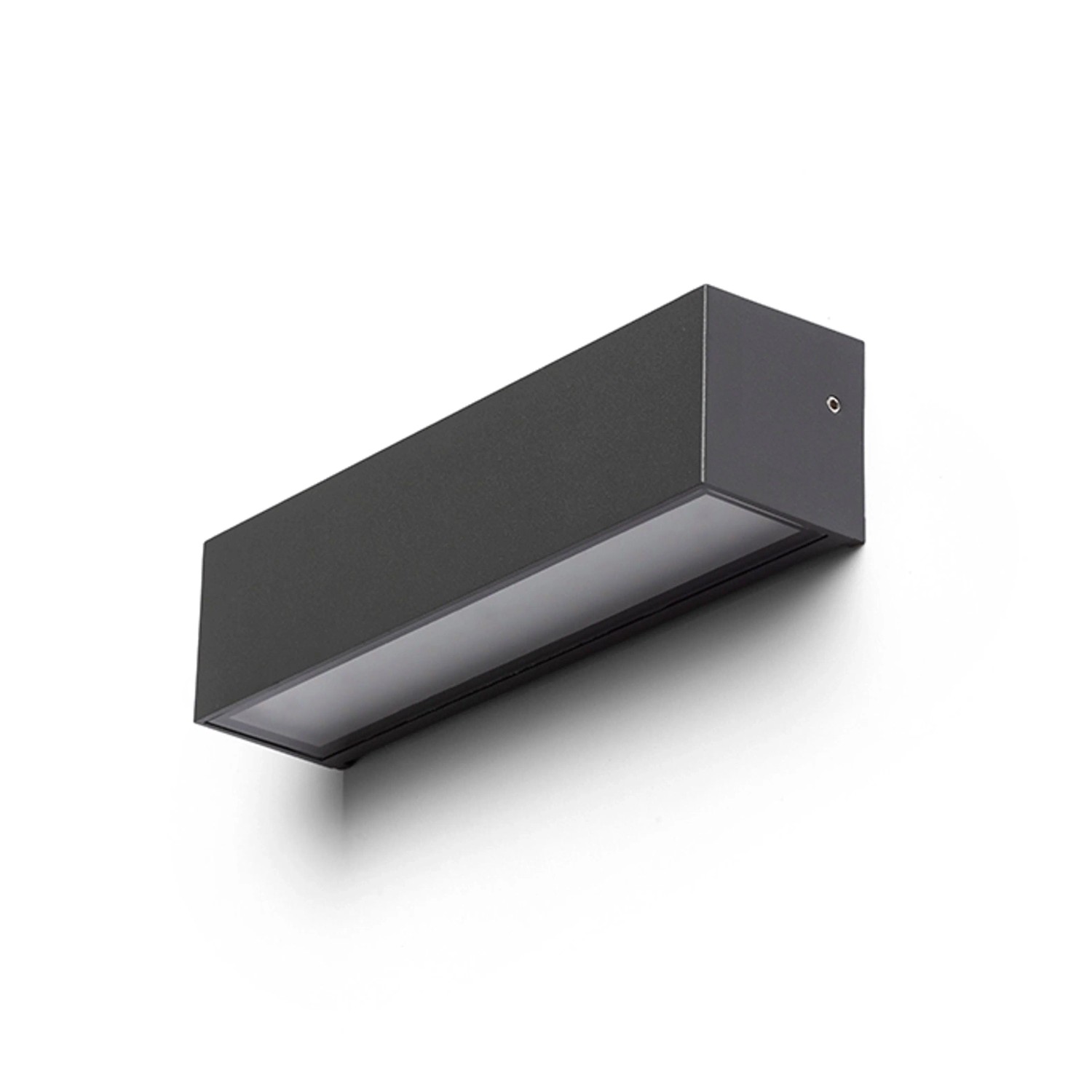 Rendl AUSSENLEUCHTE CAMARGUE Anthrazitgrau Glas Satiniert 6 W IP65
