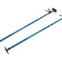 2 blaue LUX Deckenstützen (115-290cm) im Set, für Trockenausbau, Spannwerkzeuge.