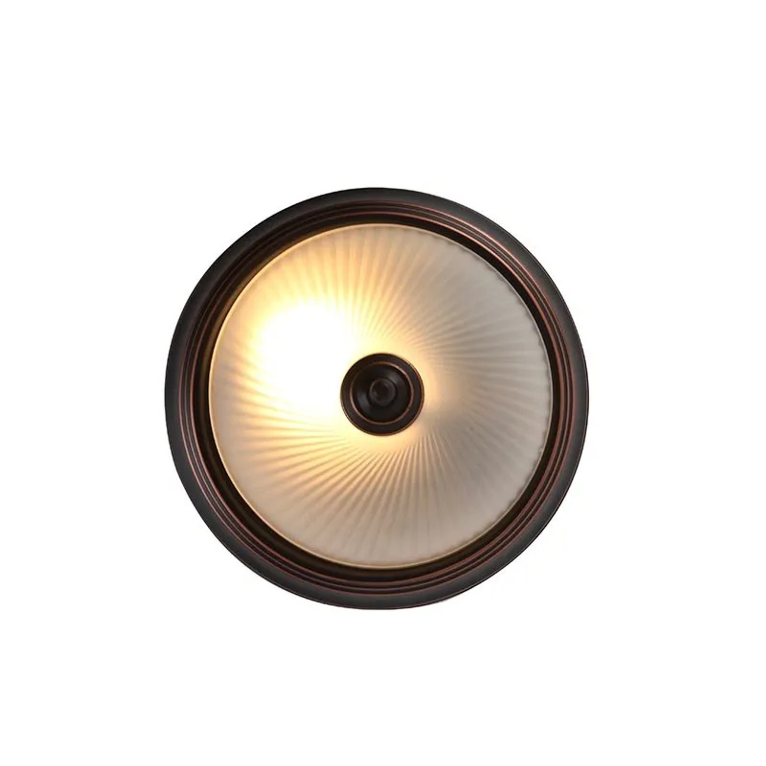 Klassische braune Deckenleuchte Classico mit Opalglas für Lampen & Leuchten.