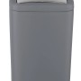 Anthrazitfarbener Wenko Schwingdeckeleimer Barcelona L, 8,5 Liter, für Bad und Küche.