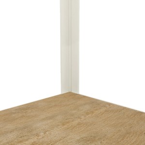 Ar Shelving Regal Rivet D-Carbon Style M 150 x 70 x 40 cm Grauweiß & Eiche FSC®