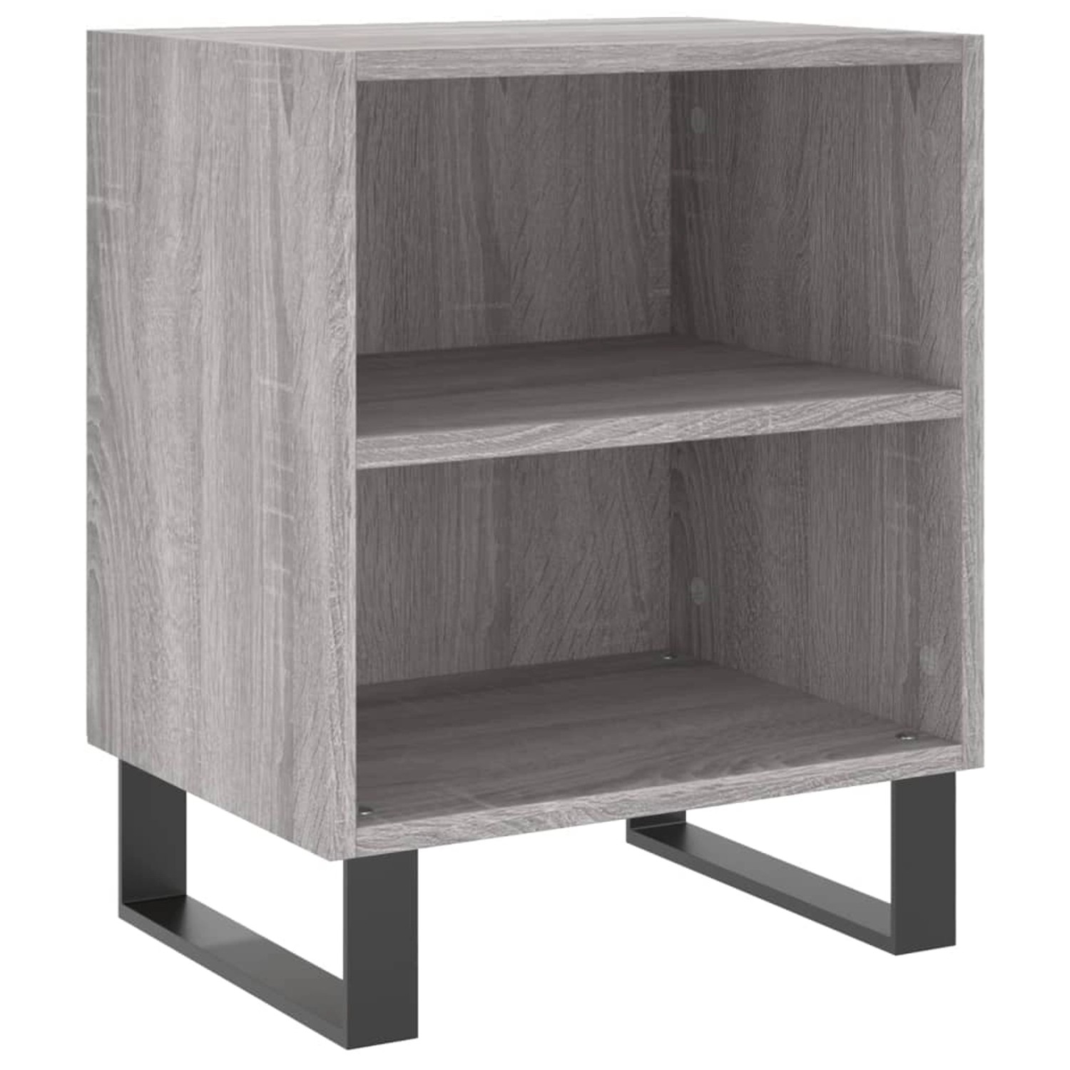 vidaXL Nachttisch Grau Sonoma 40x30x50 cm Holzwerkstoff Modell 4 günstig online kaufen