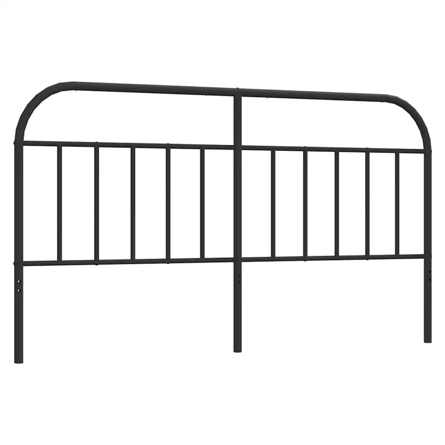 vidaXL Ersatz-Kopfteil Metall Schwarz 160 cm 353670