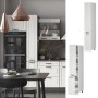 Vicco Apothekerschrank R-Line Medizinschrank für die Küche Weiß Landhaus Weiß 30 cm_2