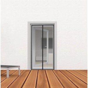 Easy Life Insektenschutz Magnet-Türvorhang Premium 100 cm x 220 cm Anthrazit