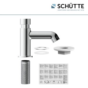 Schütte Standventil Lima Chrom, Kaltwasserhahn für Waschtisch oder Spüle.
