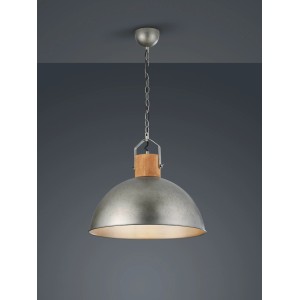 Vintage Trio Deckenlampe Delhi, Nickel antik, 1-flammig mit E27 Fassung.