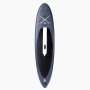 Grau-schwarzes aufblasbares Suprfit SUP Stand-Up-Paddling Board Lailani 10'8 mit Anti-Rutsch-Pad.
