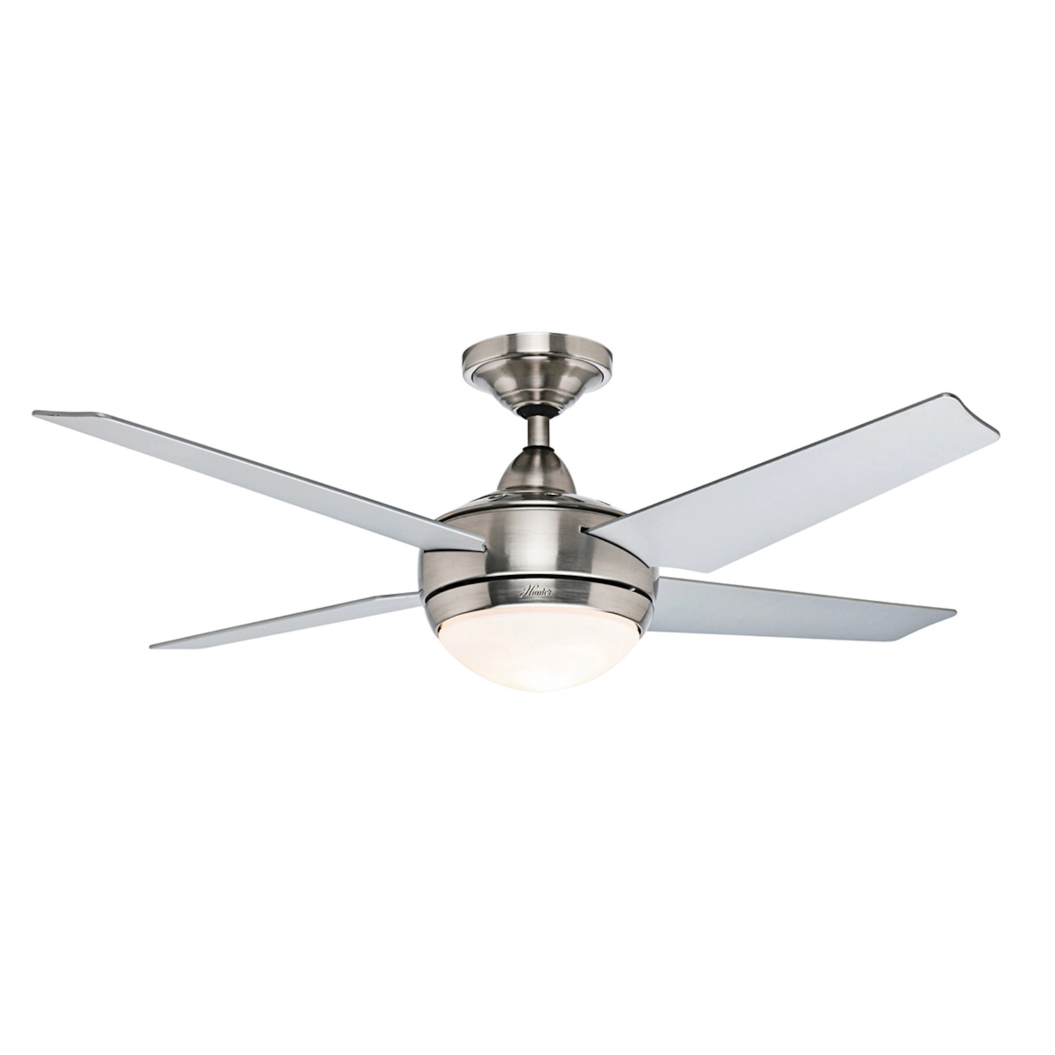 HUNTER FANS Deckenventilator Sonic Nickel Gebürstet 132 cm mit Beleuchtung günstig online kaufen