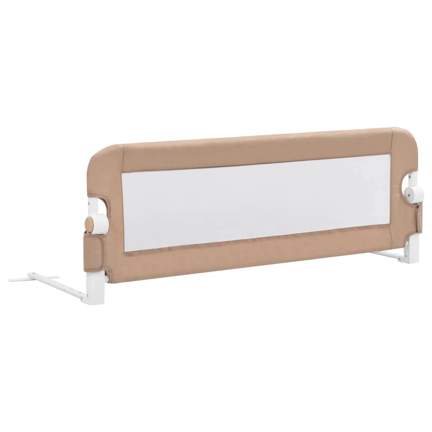 Thumbnail - vidaXL Kleinkindbettschutzgitter Taupe 120x42 Cm Polyester 586784
