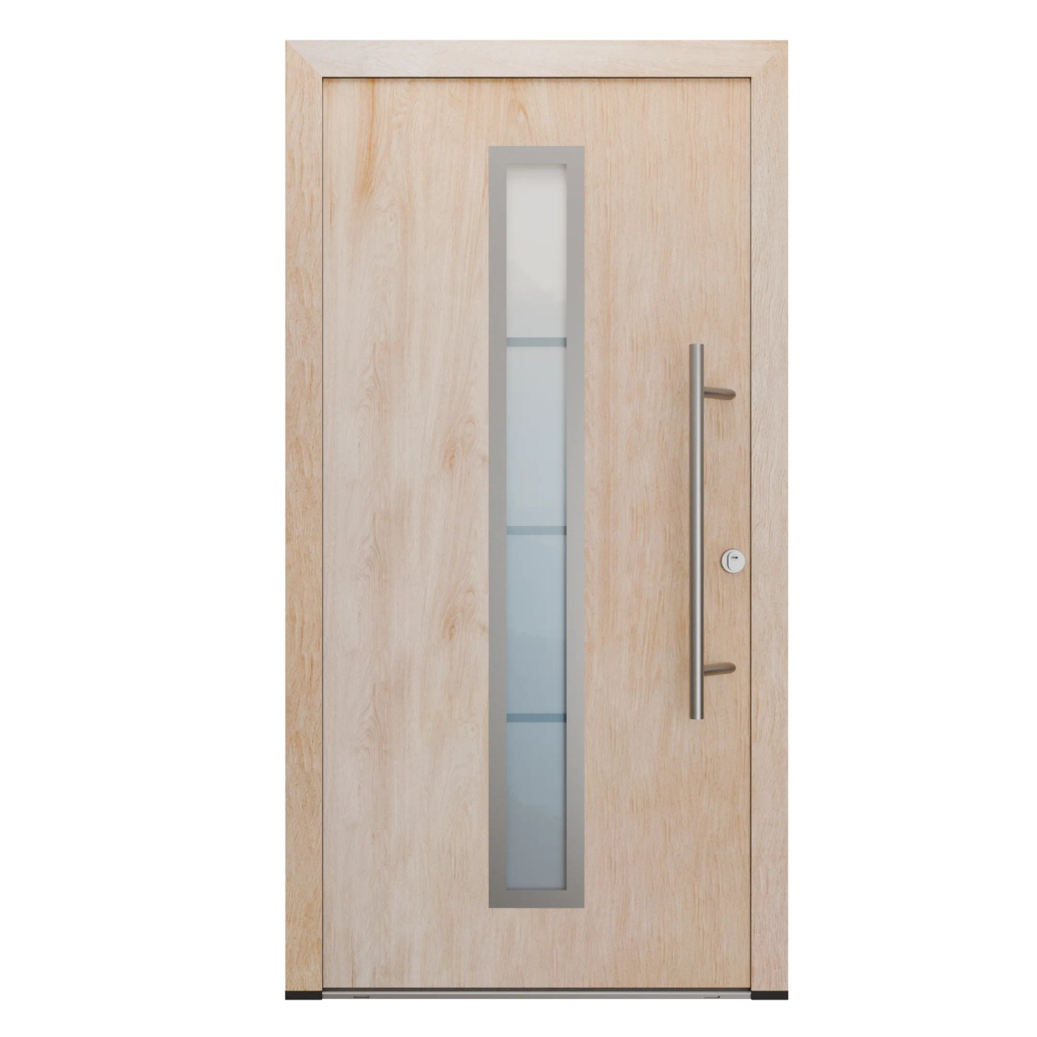FM Türen AS68 Modell 01 1000 x 2000 Turner-Eiche Rechts Innen Beschläge Set 13 Glas 20