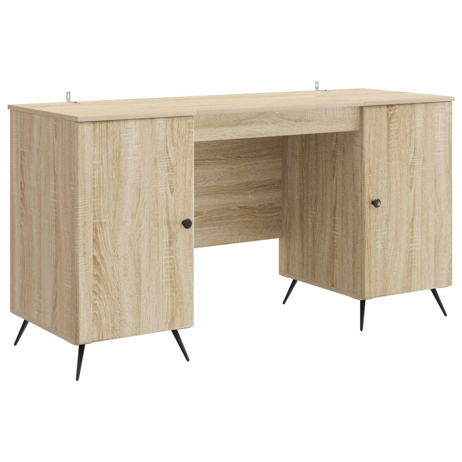 vidaXL Schreibtisch Sonoma-Eiche 142,5 x 50 x 75 cm Holzwerkstoff 3414632